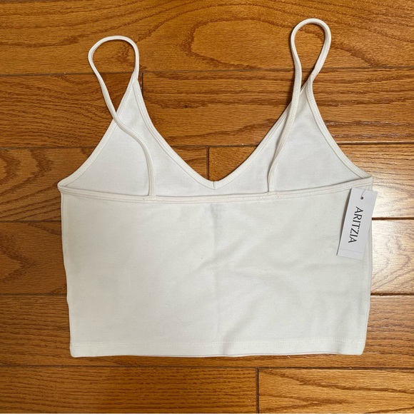 BNWT Sunday Best Roxboro Aritzia Tank Top Spaghetti Straps White Colour - Picture 11 of 12